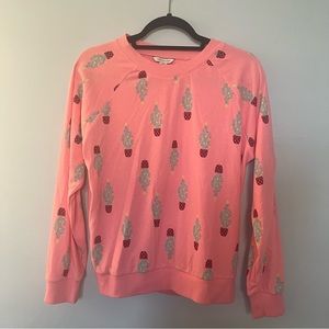 American Eagle Cactus Christmas crewneck and jogger set. NWT